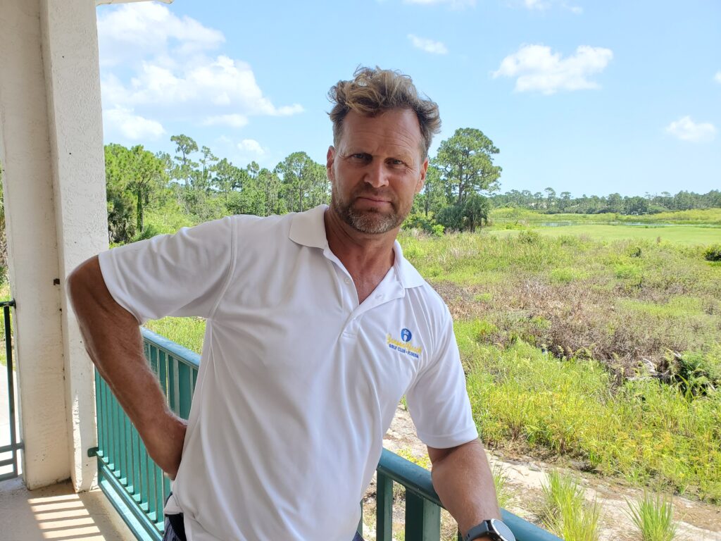 Johan Tumba, the son of a Swedish sports legend, has his own dreams for Jensen Beach Golf Club.