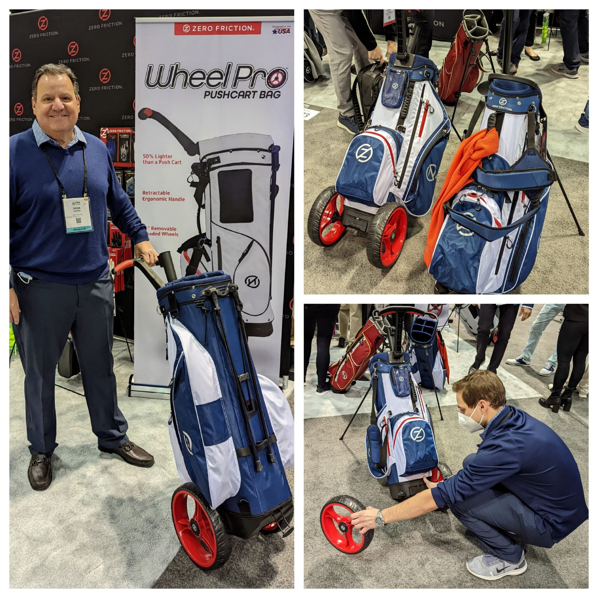 Zero Friction’s new golf cart is a big hit at the PGA Show Len Ziehm